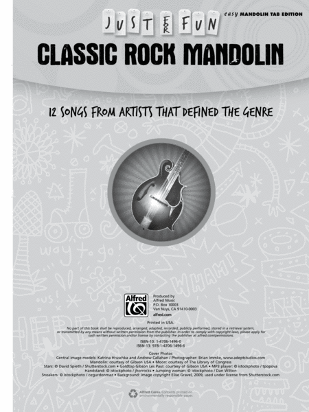 Just for Fun -- Classic Rock Mandolin