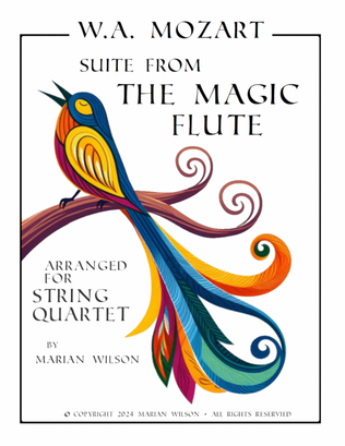 Mozart: Suite from "The Magic Flute" for string quartet