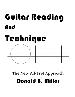 Book cover for Guitar Reading and Technique, The New All-Fret Approach
