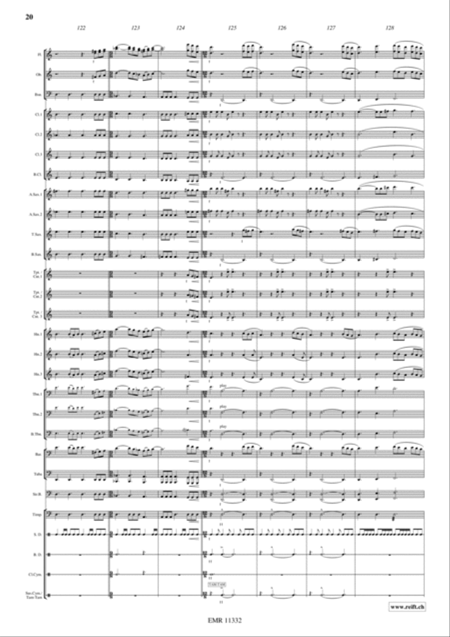 Cutthroat Island Concert Band scores gallery preview page 21