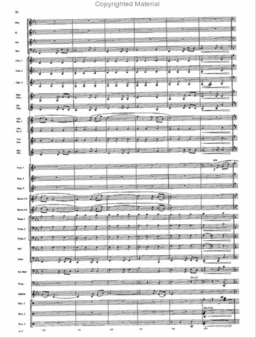 American Folk Fantasia Concert Band scores gallery preview page 21