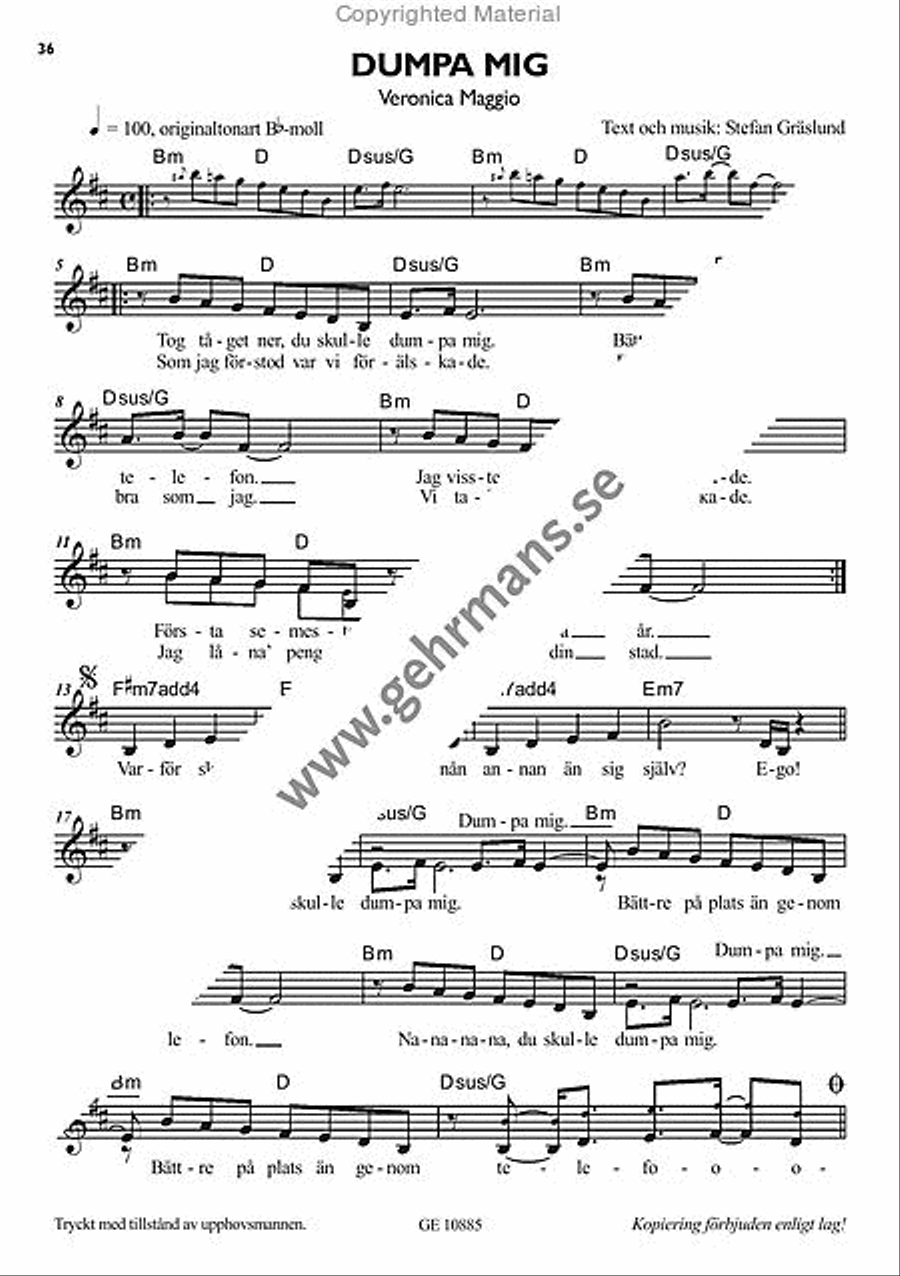 Pop 2006 Pop 2006 Piano, Vocal, Guitar scores gallery preview page 8