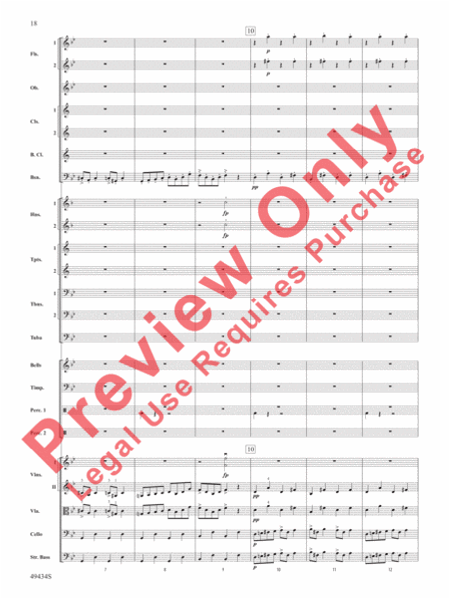Peer Gynt Suite No.1, Op. 46 Full Orchestra scores gallery preview page 19
