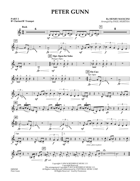 Peter Gunn - Pt.2 - Bb Clarinet/Bb Trumpet