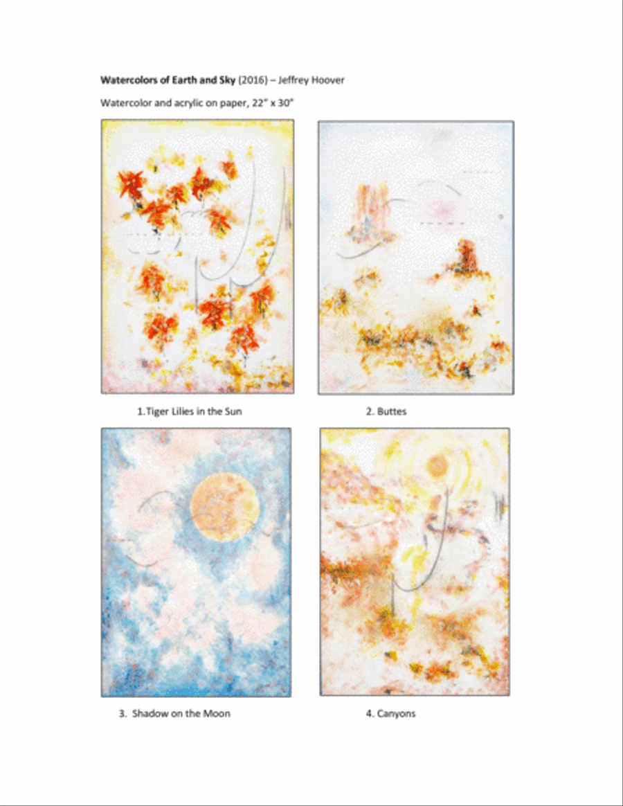 Watercolors of Earth and Sky (violin and harp - or violin and piano) Harp scores gallery preview page 3