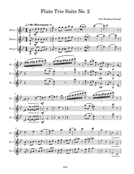 Flute Trio Suite No.2 image number null