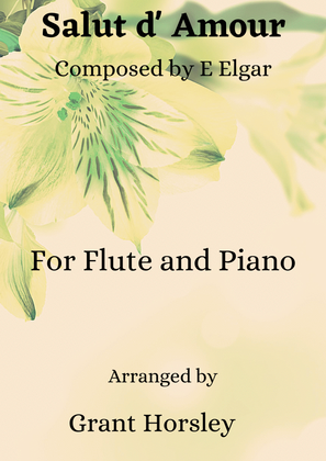 Book cover for "Salut d’ Amour"- E Elgar-Flute and Piano