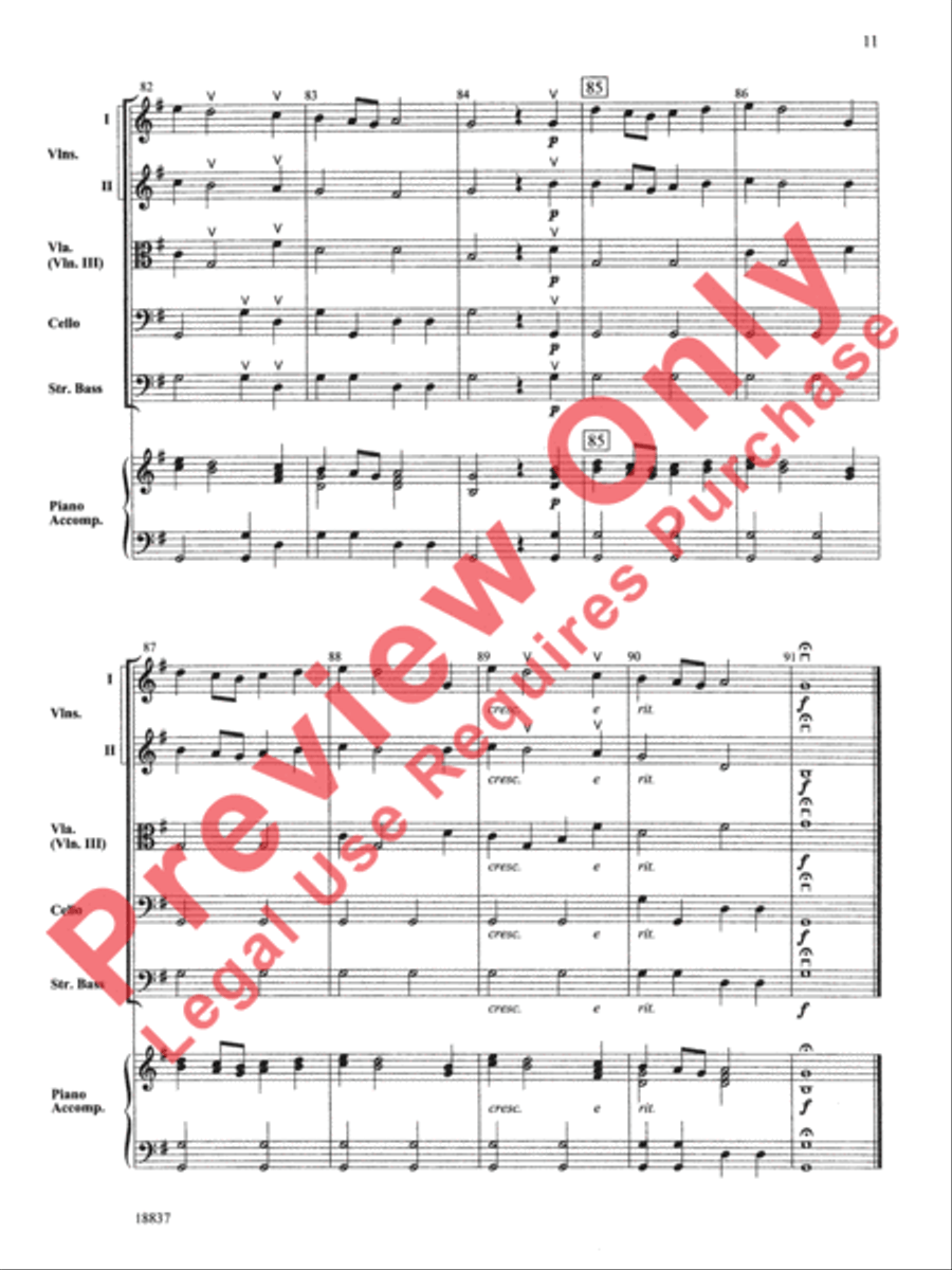 Spring String Orchestra scores gallery preview page 12
