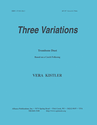 Three Variations - Trb 2