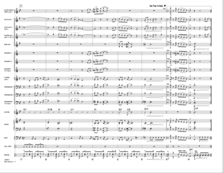 Blue Breezes Blue Breezes Jazz Ensemble scores gallery preview page 3
