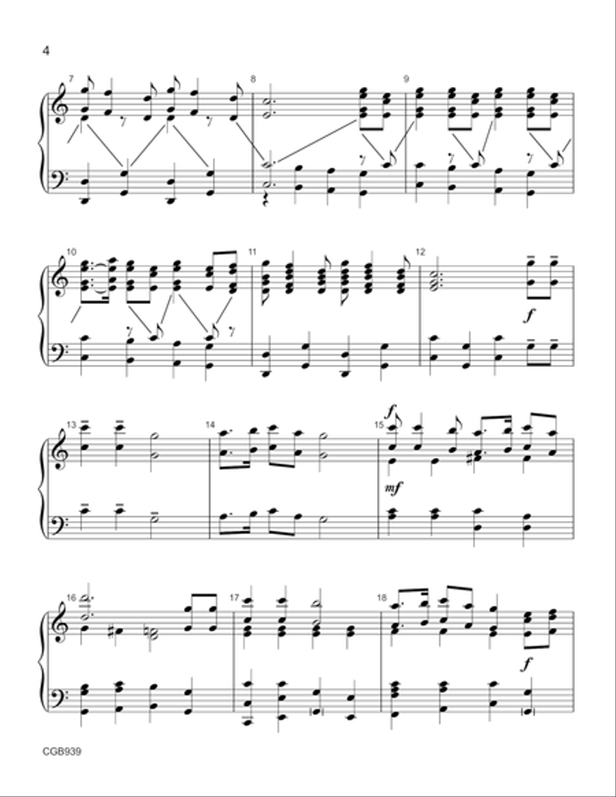 A Patriotic Salute A Patriotic Salute Handbell Choir scores gallery preview page 3