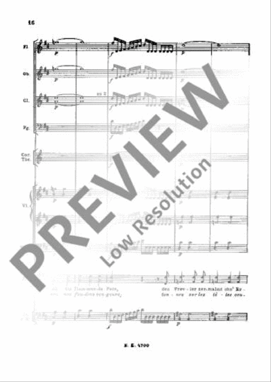 Iphigenie auf Tauris Choir scores gallery preview page 21