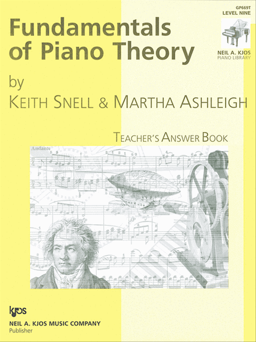 Fundamentals Of Piano Theory, Level 9 - Answer Book Piano Method scores gallery preview page 1