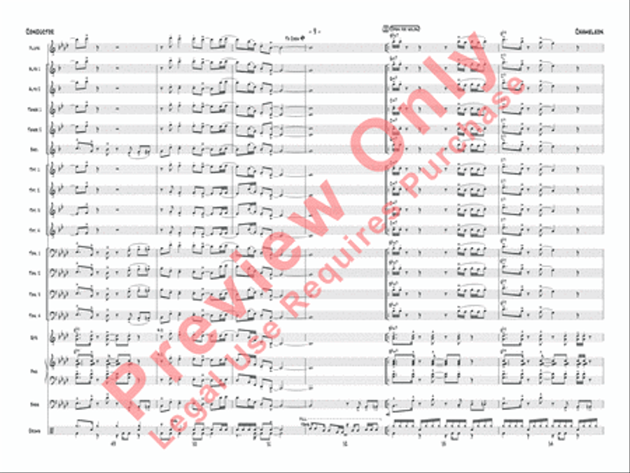 Chameleon Jazz Ensemble scores gallery preview page 12