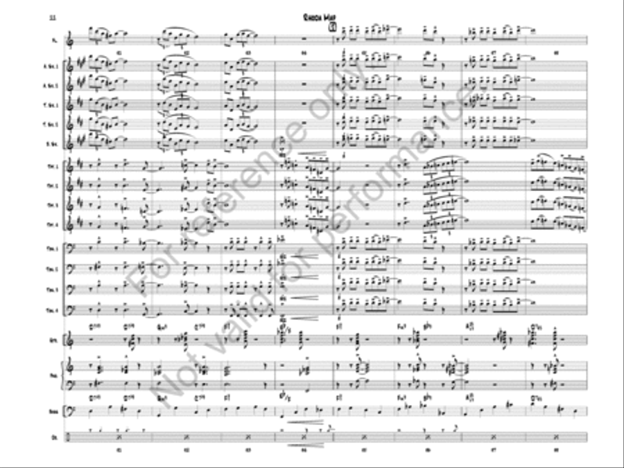 Rhoda Map Jazz Ensemble scores gallery preview page 13