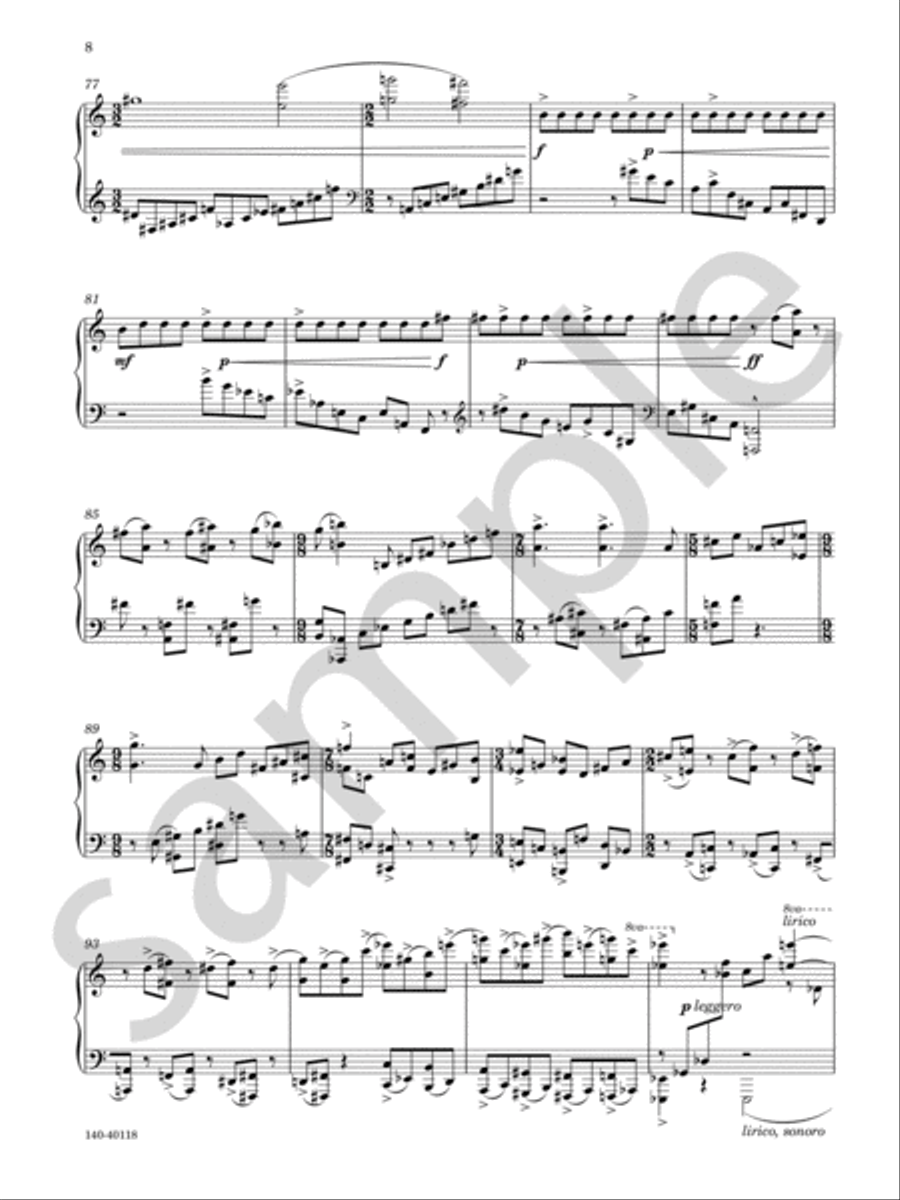 Sonata For Piano Sonata For Piano Chamber Music scores gallery preview page 9