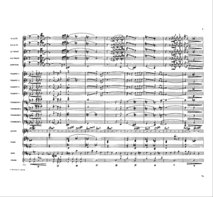 Travelin' Home Travelin' Home Jazz Ensemble scores gallery preview page 6