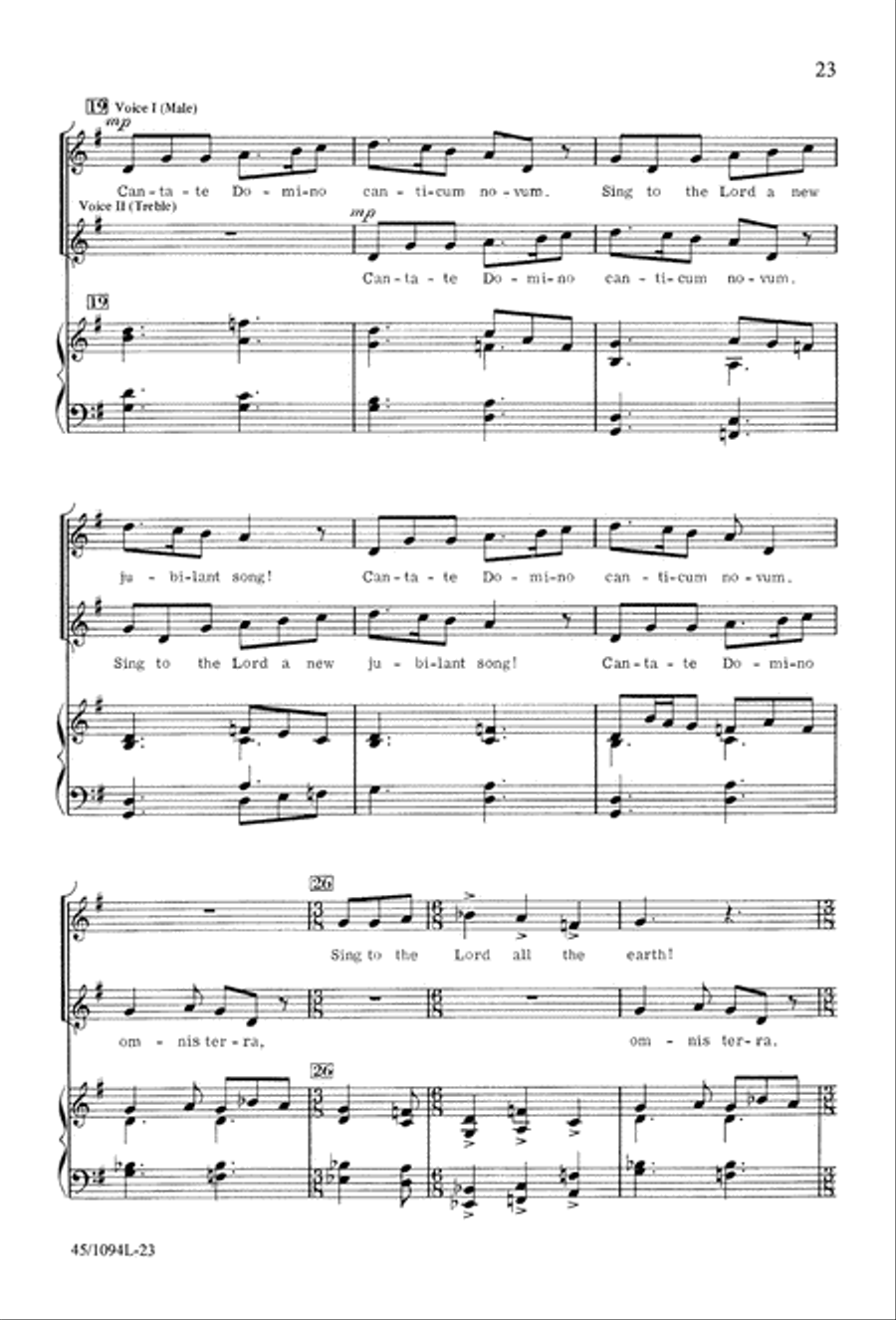 10 Anthems for about 10 Singers Unison Choir scores gallery preview page 24