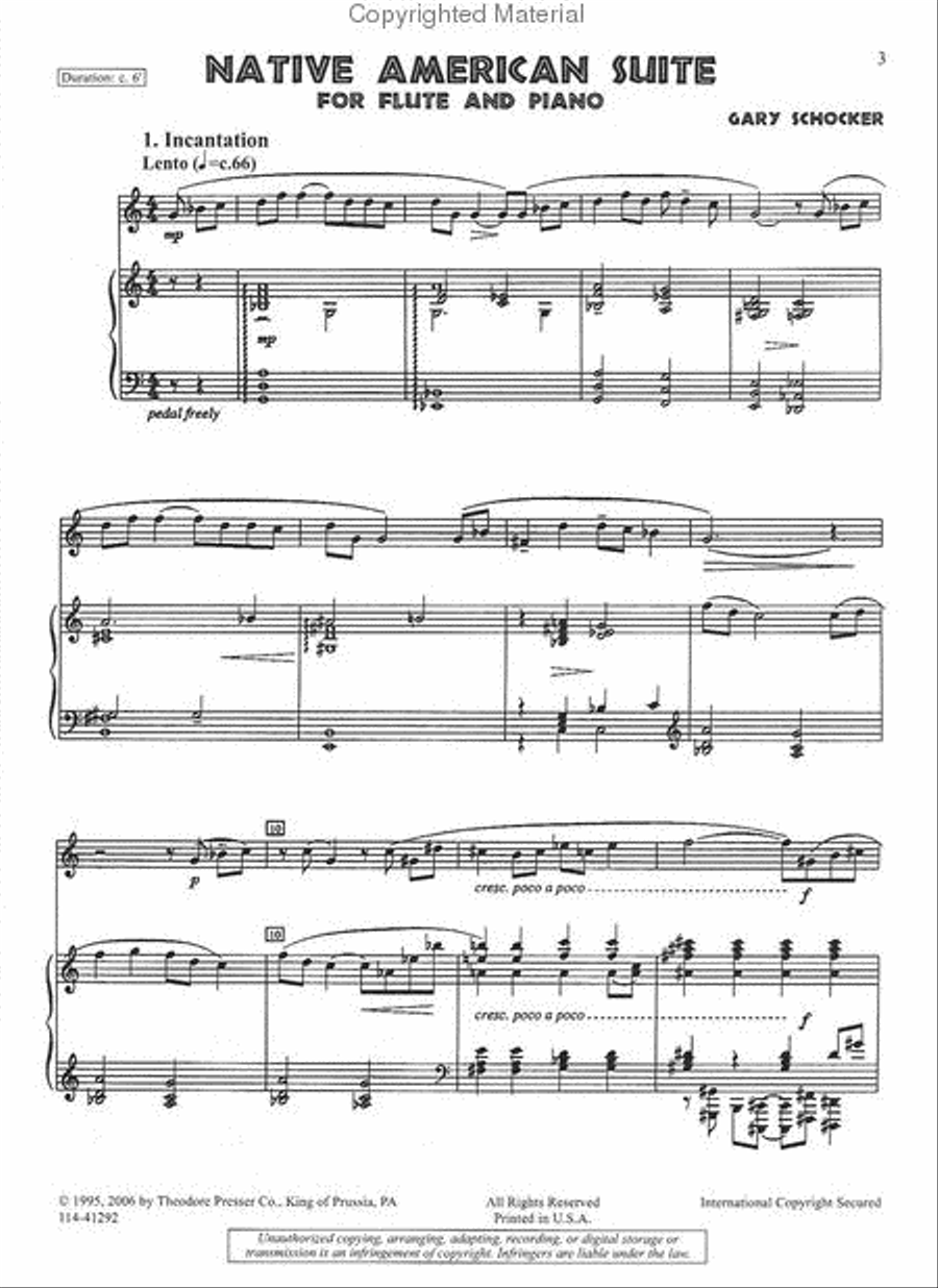 Native American Suite Native American Suite Chamber Music scores gallery preview page 2