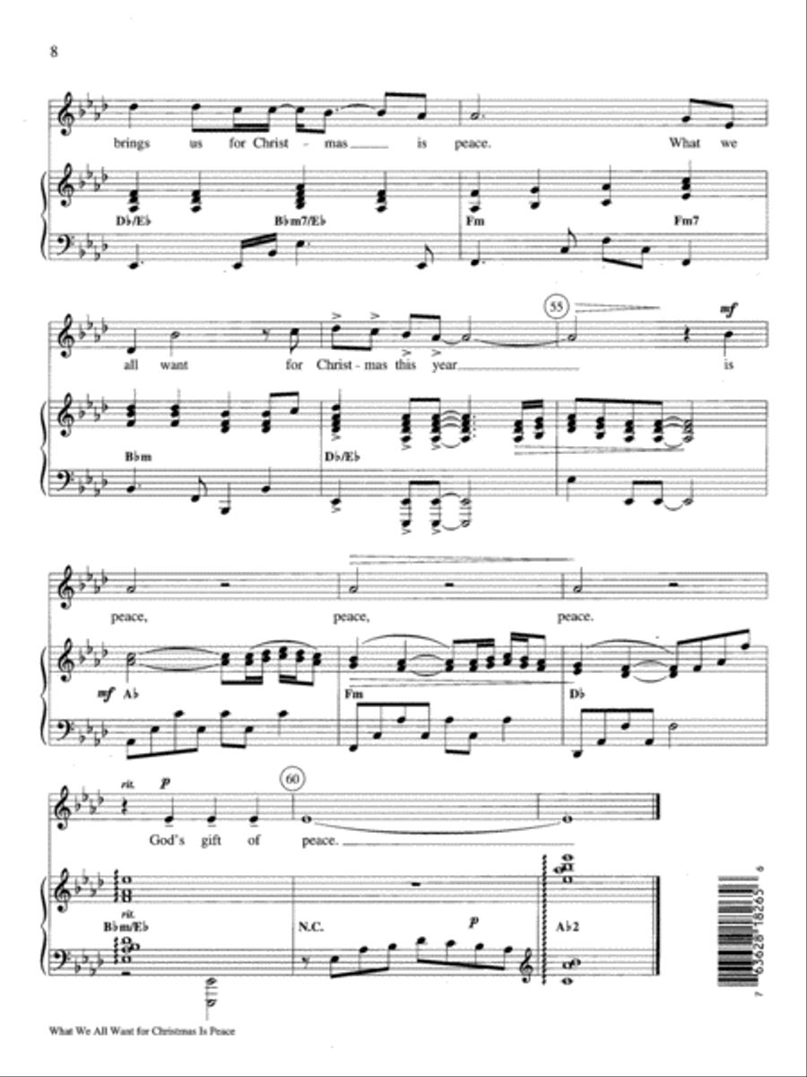 What We All Want for Christmas Medium Voice scores gallery preview page 8