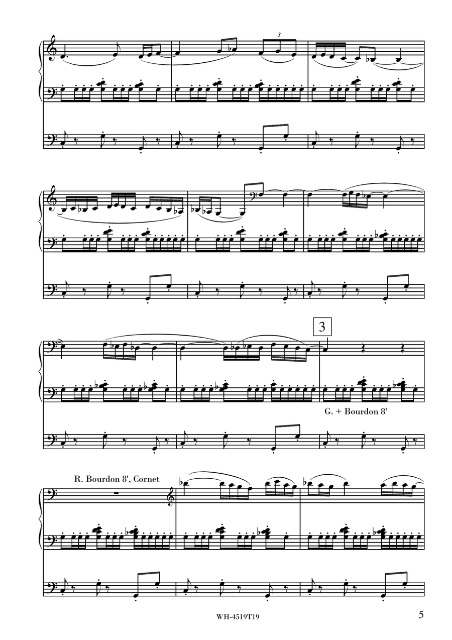 RAVEL / OLLIVE - BOLERO RAVEL / OLLIVE - BOLERO Organ Solo scores gallery preview page 6