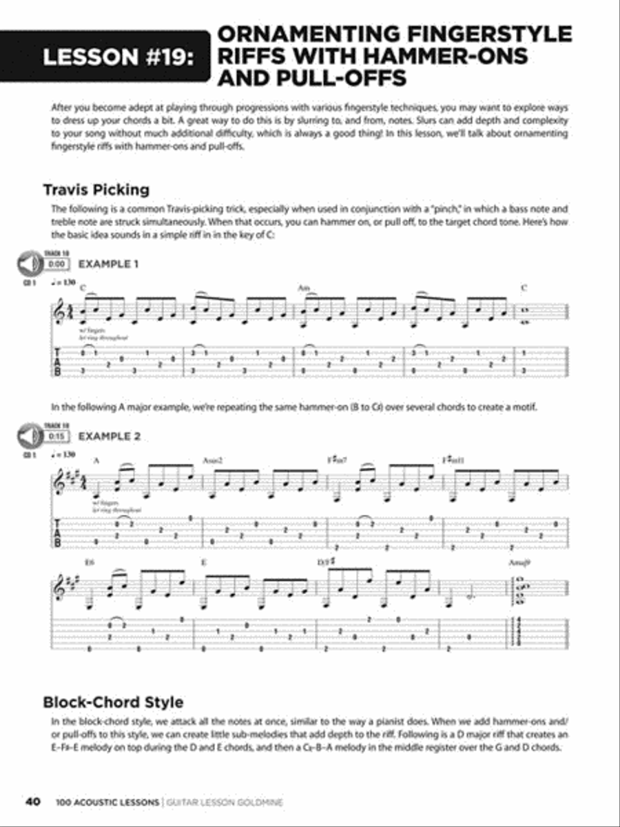 100 Acoustic Lessons 100 Acoustic Lessons Acoustic Guitar scores gallery preview page 7