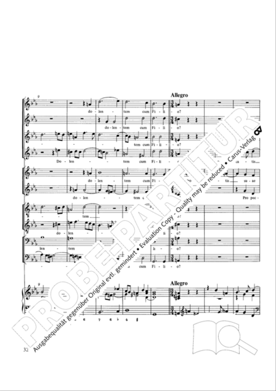 Stabat mater Choir scores gallery preview page 32