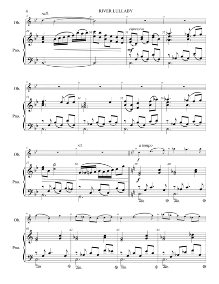 River Lullaby Piano scores gallery preview page 5
