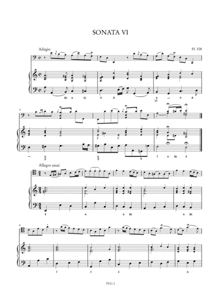 6 Sonatas Op. 5 (H. 103-108) for Violoncello and Basso Continuo - Vol. 2: Sonatas IV-VI