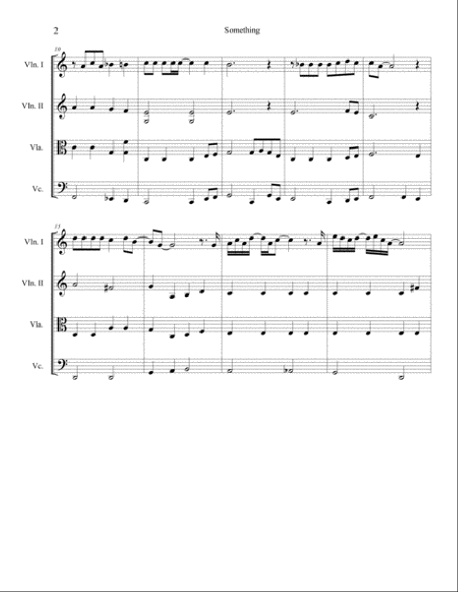 Something Something String Quartet scores gallery preview page 3