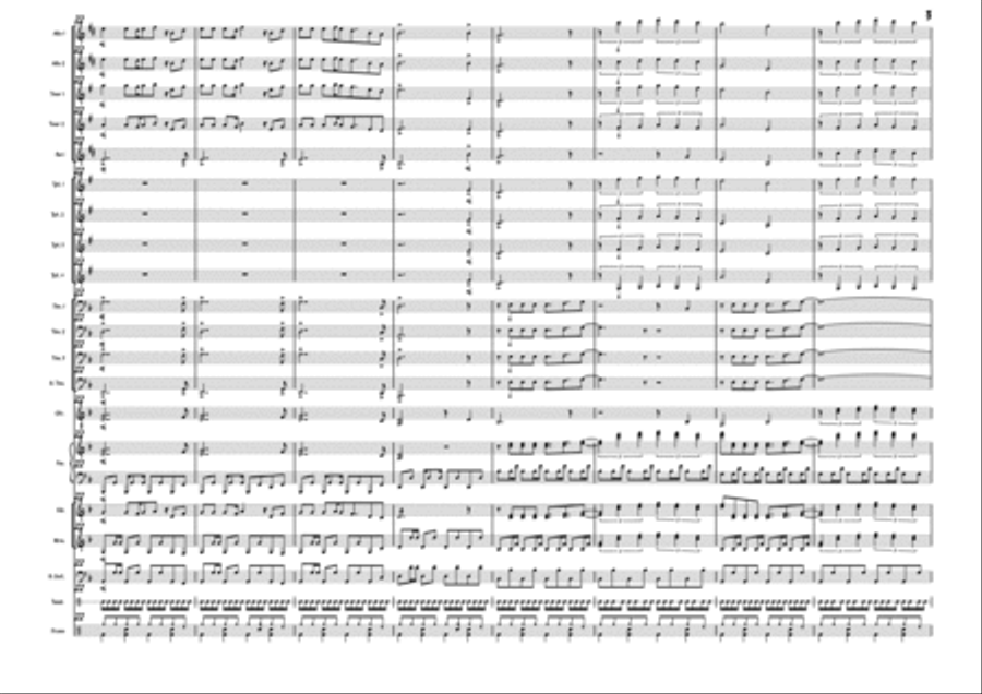 Gimme! Gimme! Gimme! (a Man After Midnight) Jazz Ensemble scores gallery preview page 3