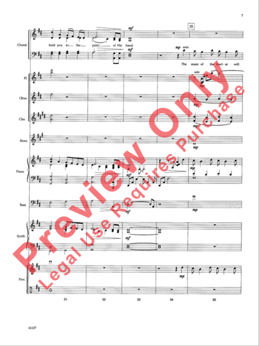 On Eagle's Wings On Eagle's Wings Choir scores gallery preview page 32