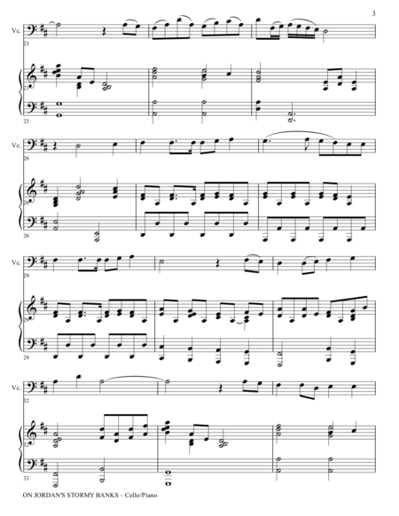 THREE GOSPEL HYMNS (Duets for Cello & Piano) image number null