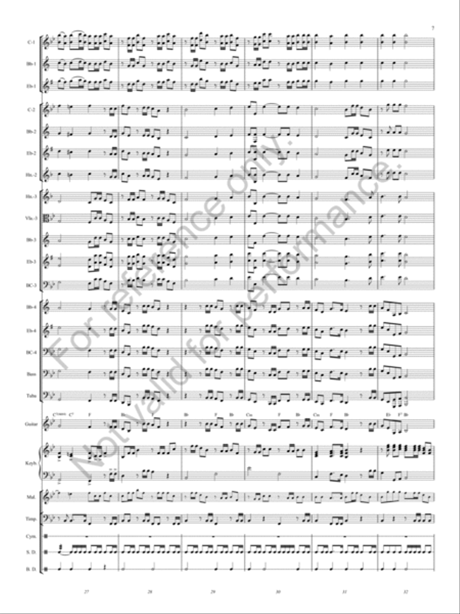 Hallelujah Chorus Concert Band scores gallery preview page 6