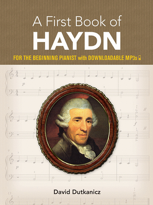 Book cover for A First Book of Haydn -- For The Beginning Pianist with Downloadable MP3s