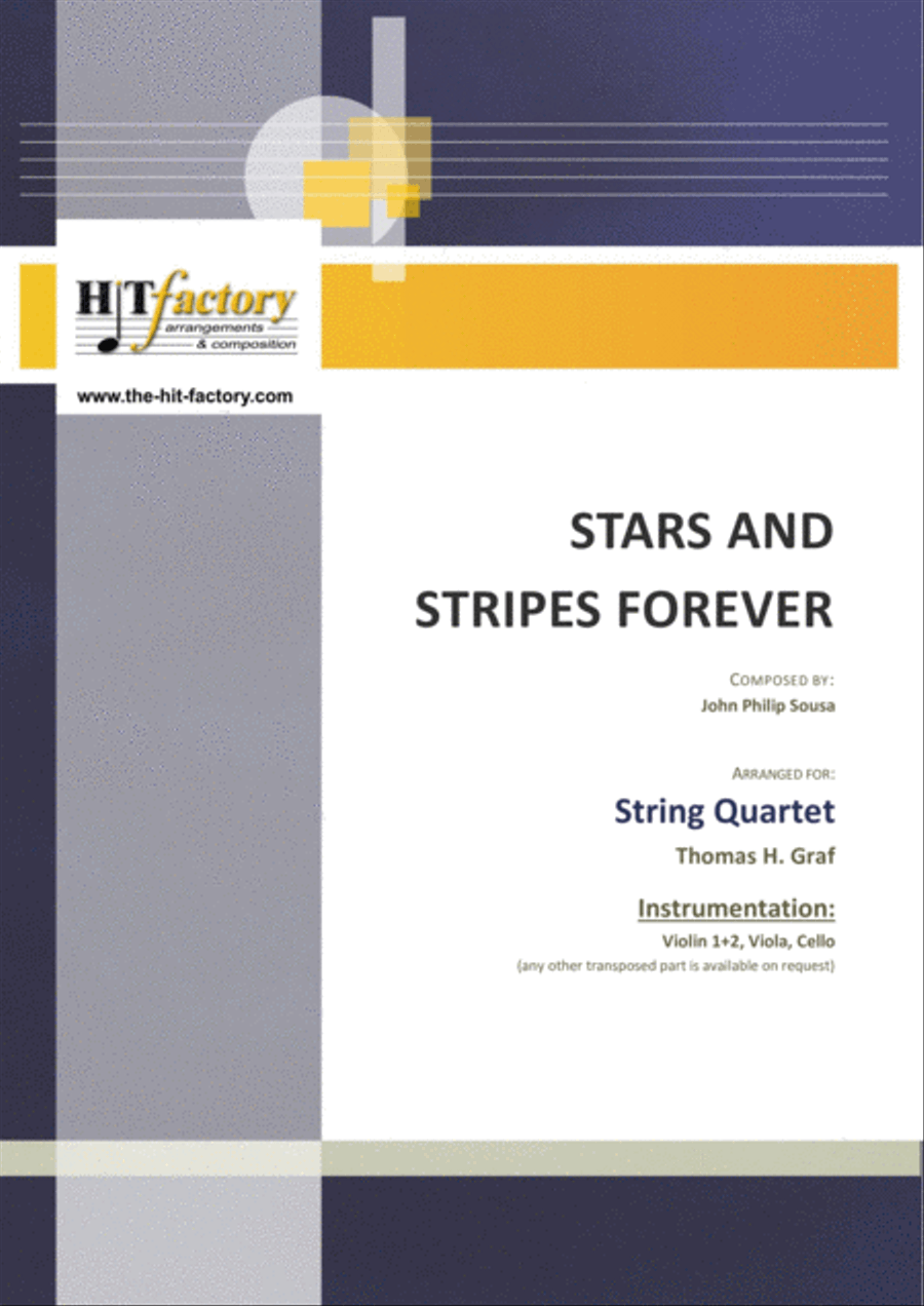 Stars and Stripes forever - Sousa - String Quartet String Quartet scores gallery preview page 1