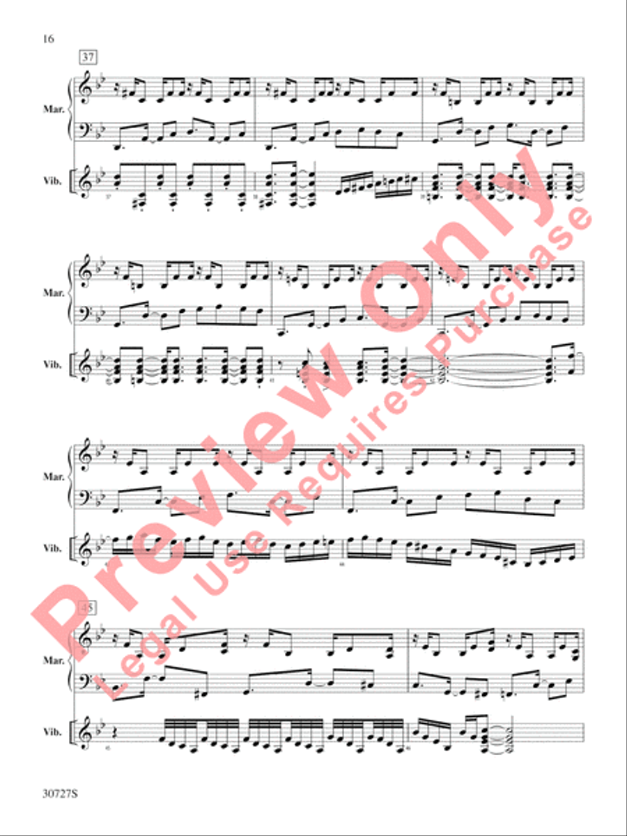 The Gershwin Mallet Collection Percussion scores gallery preview page 17