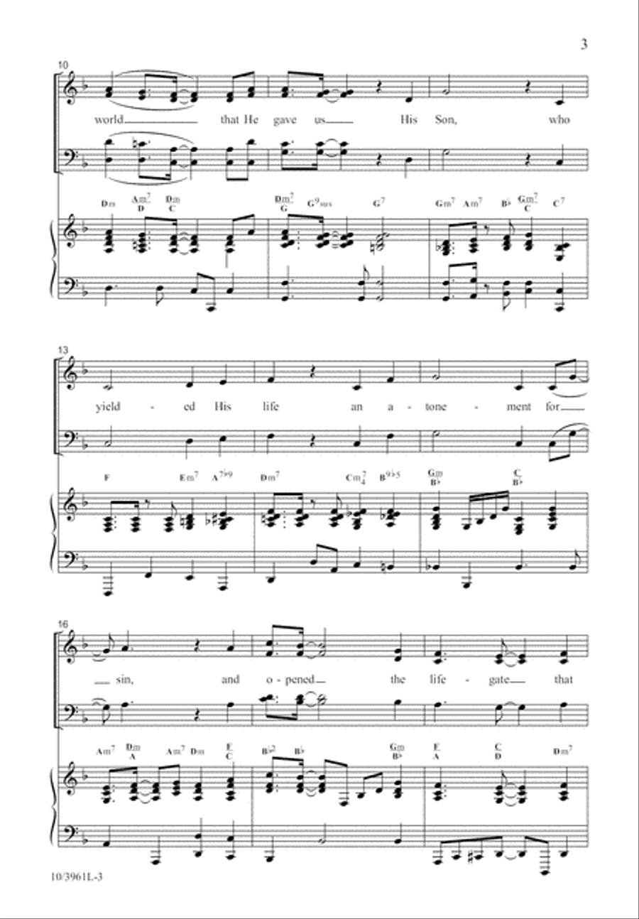 Great and Mighty Lord 4-Part scores gallery preview page 3