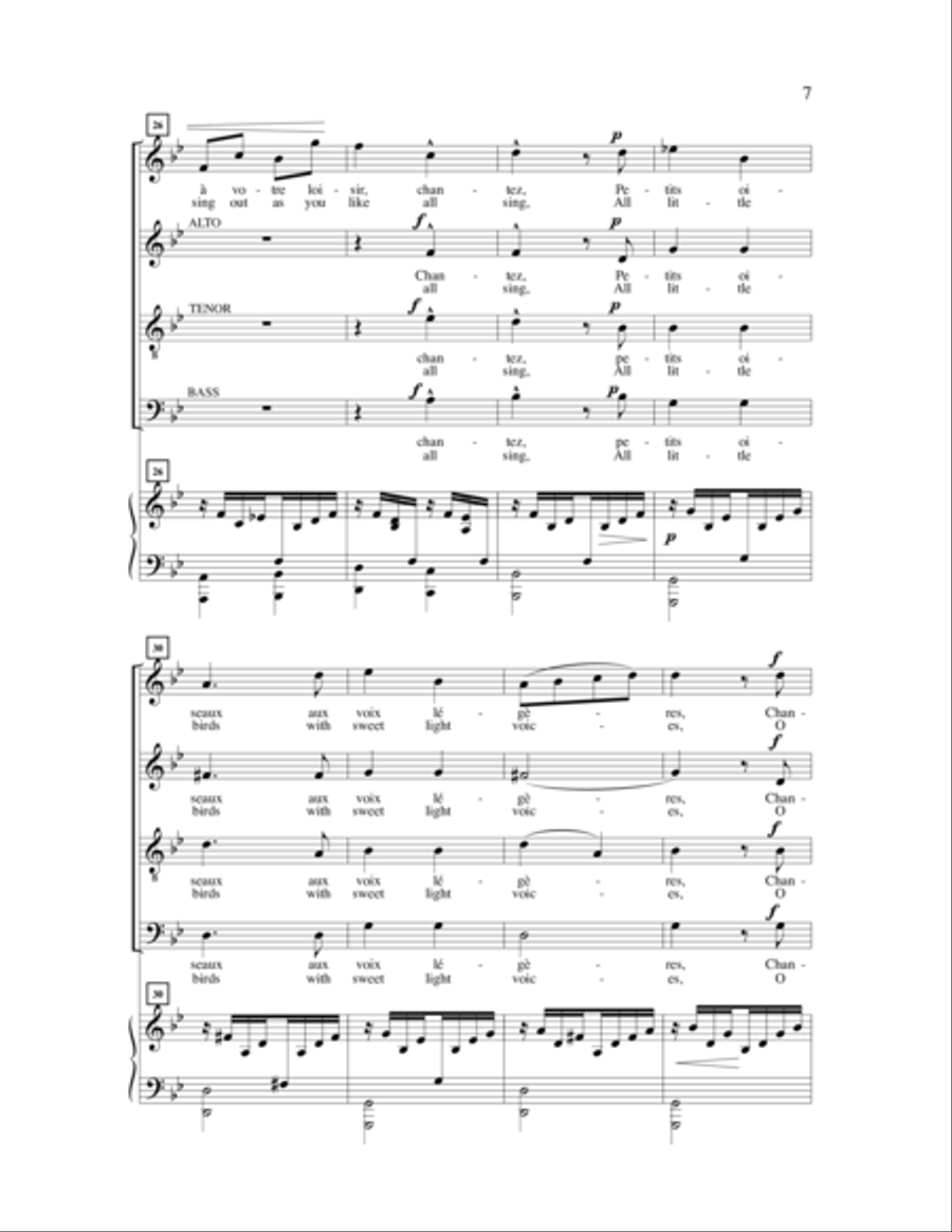 Chantez! 4-Part scores gallery preview page 7