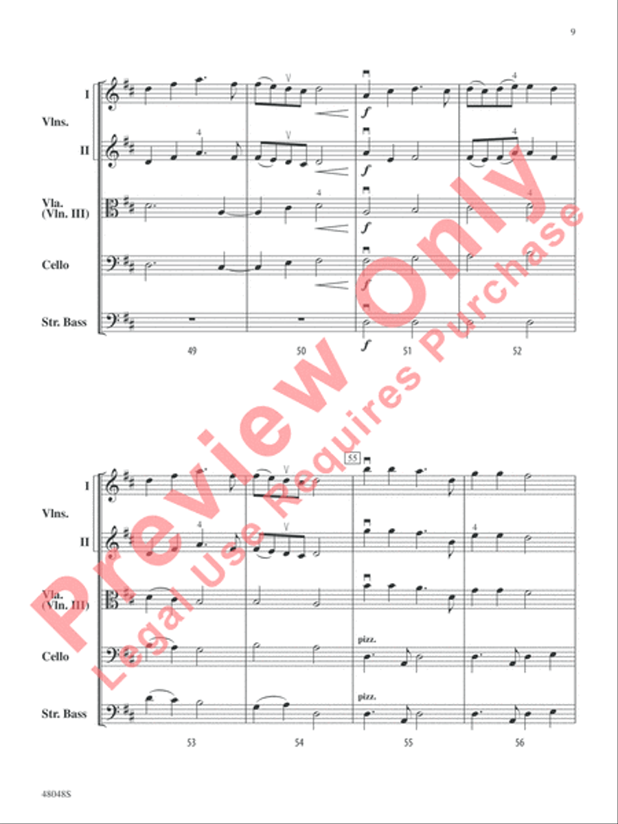 A Christmas Canticle A Christmas Canticle String Orchestra scores gallery preview page 10