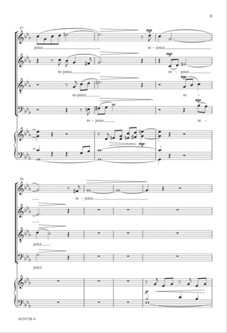 If You Love Me If You Love Me 4-Part scores gallery preview page 9