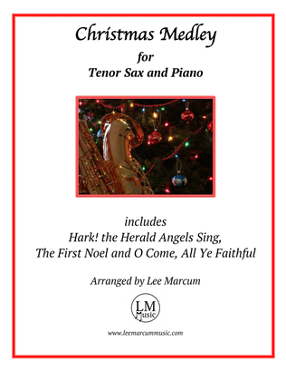 Book cover for Christmas Medley - Tenor Sax