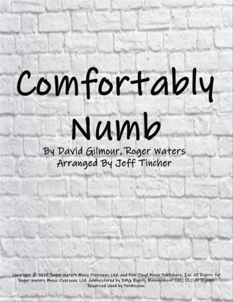 Comfortably Numb Voice scores gallery preview page 1