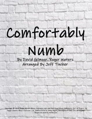 Book cover for Comfortably Numb