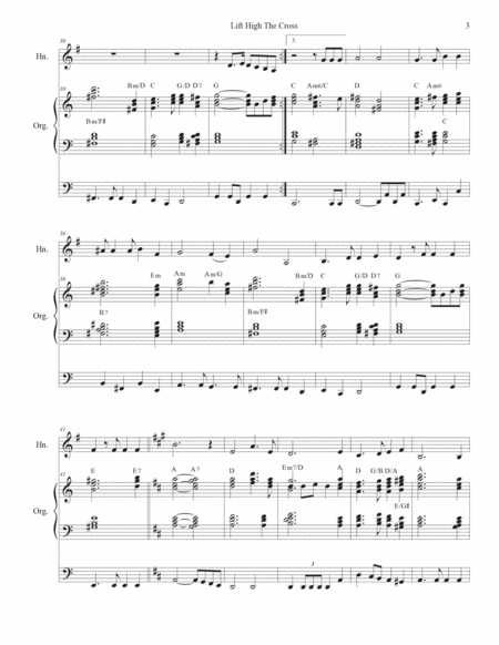 Lift High The Cross (French Horn solo and Organ) image number null