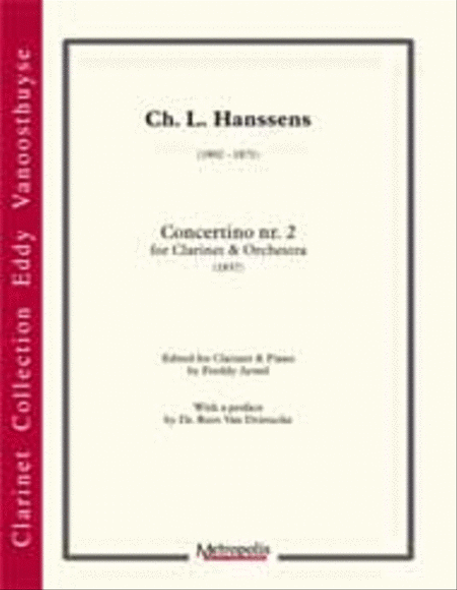 Concertino nr. 2 for Clarinet (Piano Reduction) Clarinet Solo scores gallery preview page 1