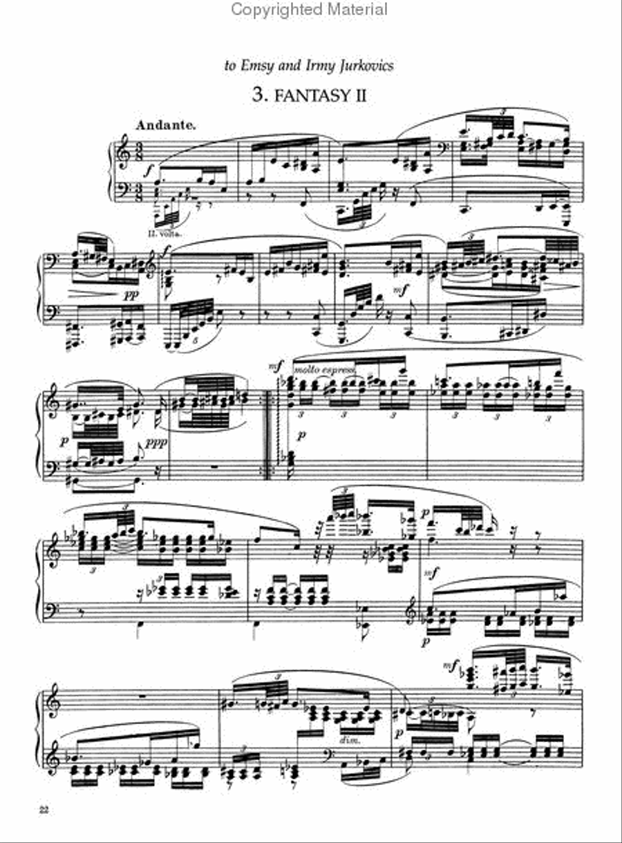 Piano Music of Bela Bartok - Series I Piano Solo scores gallery preview page 3