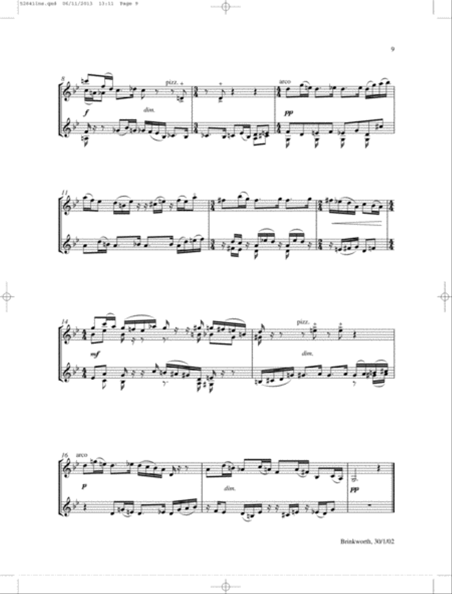 Fifteen Fugues Fifteen Fugues Small Ensemble scores gallery preview page 4