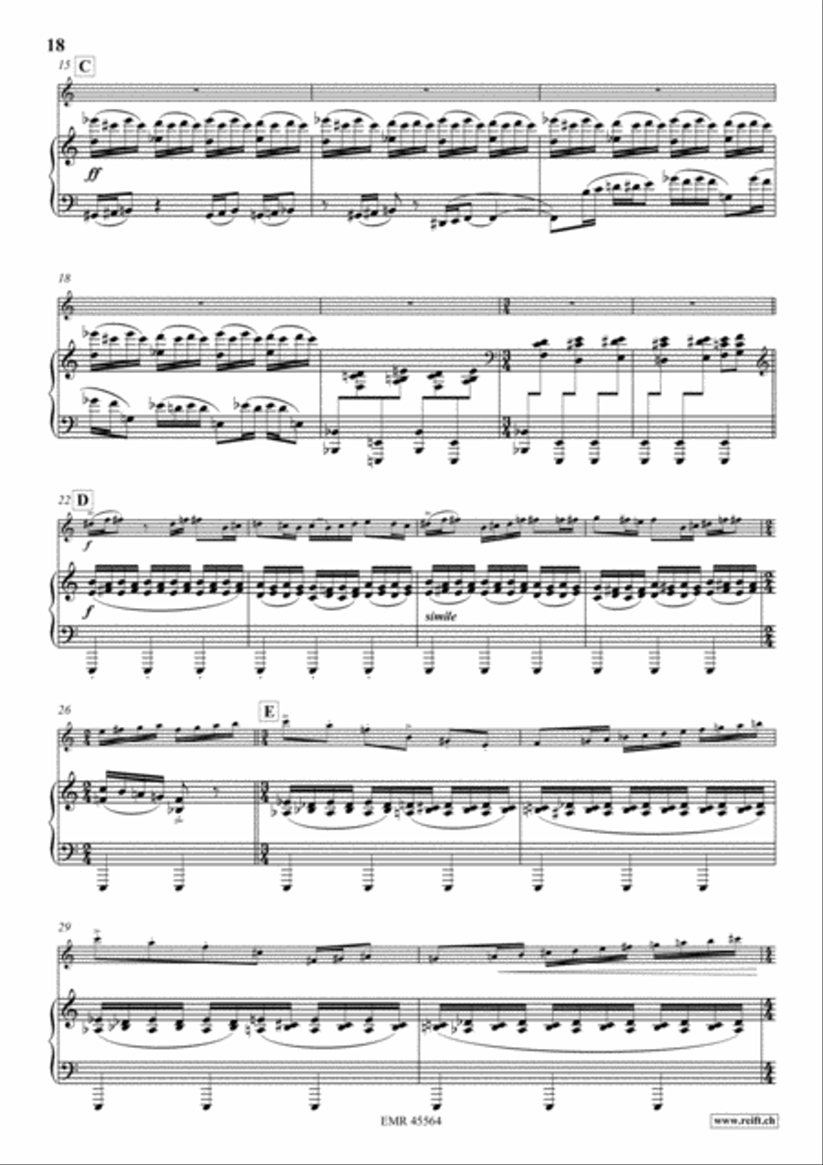 Konzert Op. 42 Soprano Saxophone scores gallery preview page 10