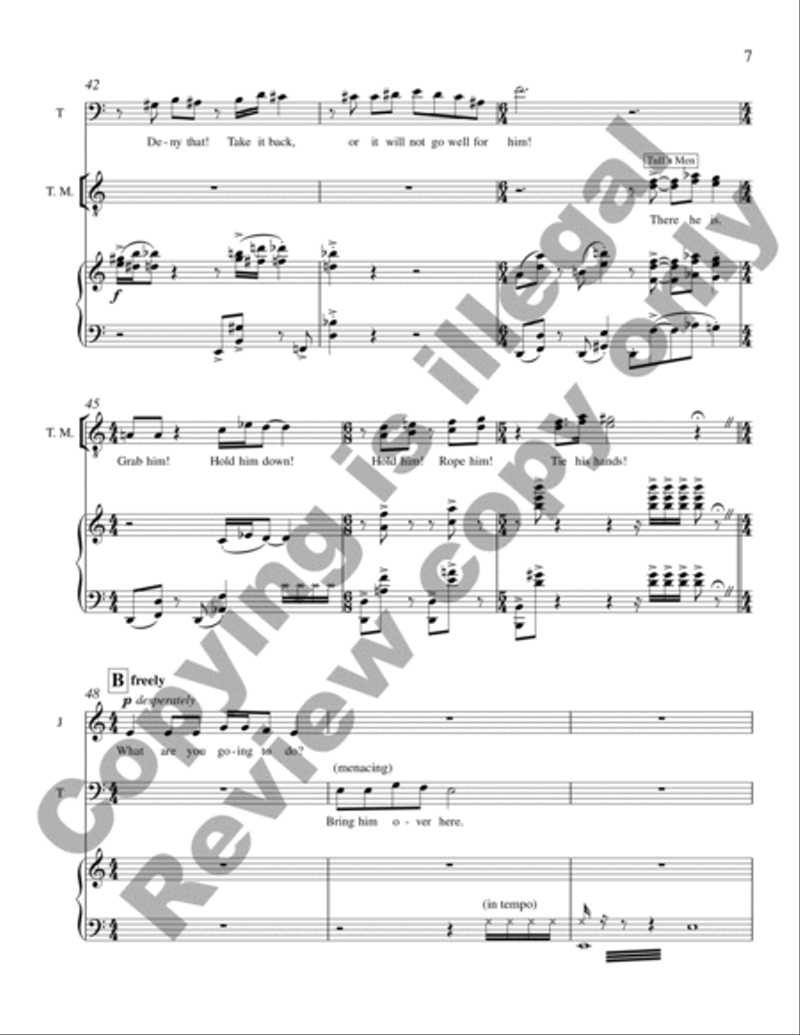 Riders of the Purple Sage Men's Choir scores gallery preview page 13
